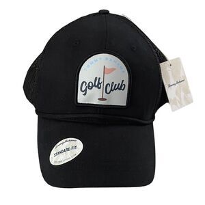 Tommy Bahama Golf Club NEW Snapback Trucker Mesh‎ Black Hat Cap OS Standard Fit